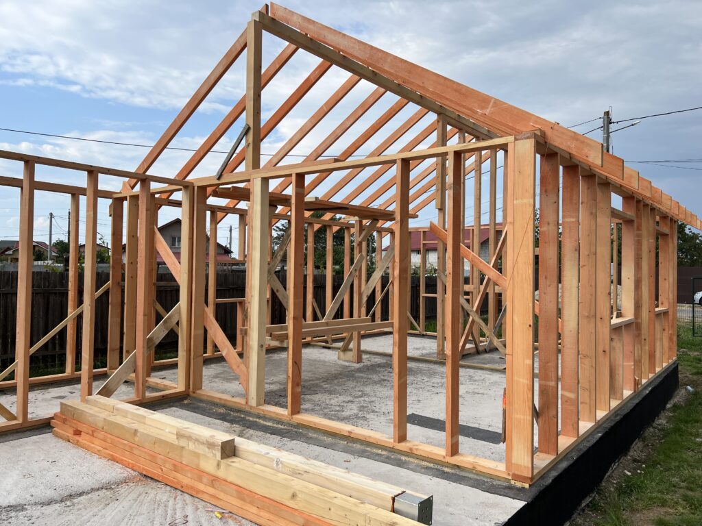 Structură Timber Frame - Cabană